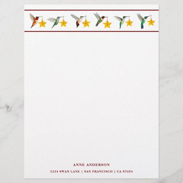 Papel Timbrado Artigos sobre solteiros de soldadinhos de feriados (Frente)