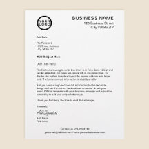 Assinatura da Linha de Assunto da Carta Comercial 