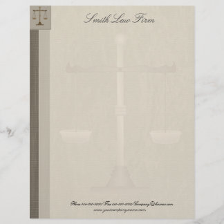 Papel Timbrado Attorney Business Letterhead