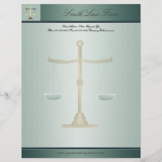 Papel Timbrado Attorney Business Letterhead