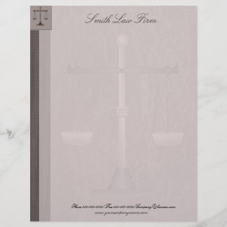 Papel Timbrado Attorney Business Letterhead