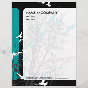 Papel Timbrado aves de proteção