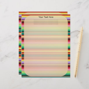 Papel Timbrado Aztec Têxtil Tradicional Têxtil Têxtil Colorido M