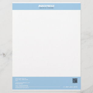 Papel Timbrado Azul de Carro