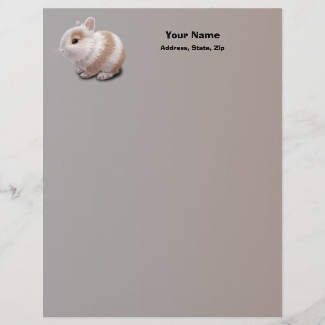 Papel Timbrado Baby Bunny (Frente)