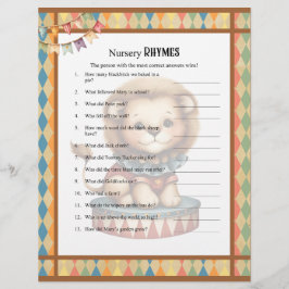 Papel Timbrado Baby Circus_ Nursery Rhymes