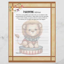 Papel Timbrado Baby Circus_ Parental Advice