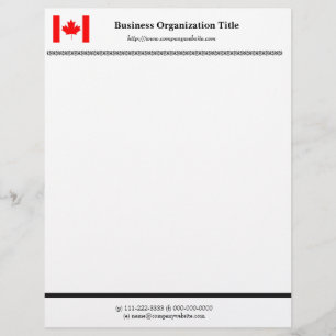 Papel Timbrado Bandeira da atividade internacional