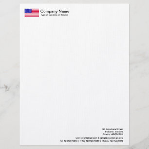 Papel Timbrado Bandeiras - EUA