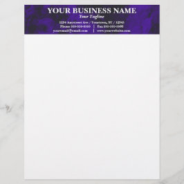 Papel Timbrado Banner Listras da Meia-Noite