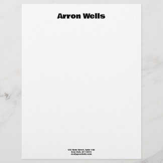 Papel Timbrado Bold Modern