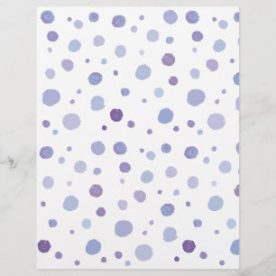 Papel Timbrado bolinhas pintadas à mão