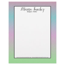 Borda Colorida do Ombre Glitter Arco-Íris