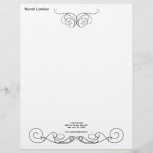 Papel Timbrado Branca Simples Moderna