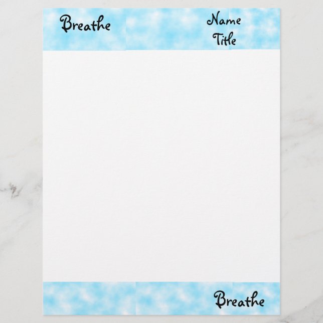 Papel Timbrado Breathe-letterhead (Frente)