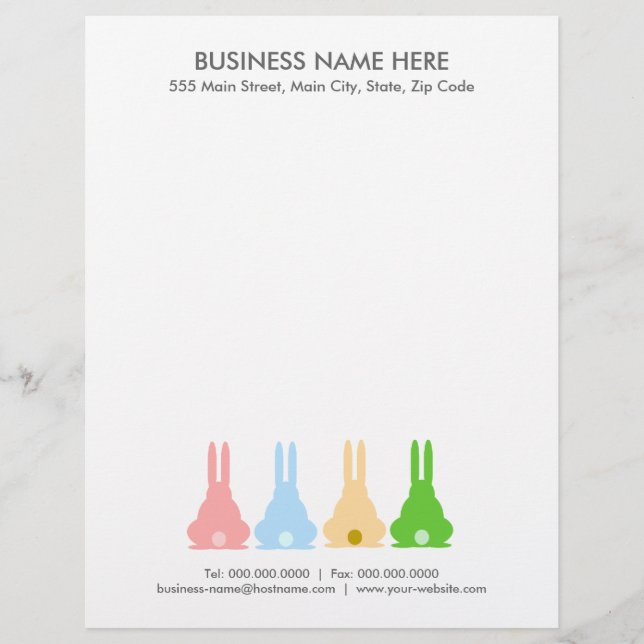 Papel Timbrado Bunnies (Frente)