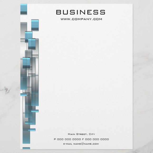 Papel Timbrado business_blue_letter (Frente)