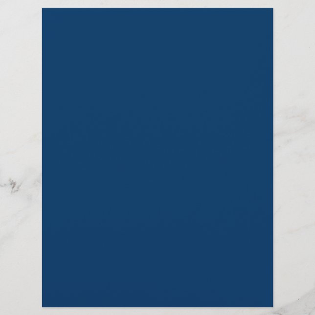 Papel Timbrado Cabeça Azul Meia-Noite - Personalizável (Frente)