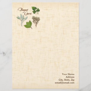 Papel Timbrado Cabeça Buquê Herb