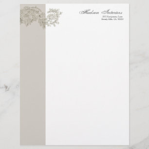 Papel Timbrado Cabeça Letterhead Inspirada na Vintage - Design nº