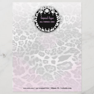 Papel Timbrado cabeçalho 311-Leopard-Tique