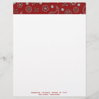 Papel Timbrado Cabeçalho customizável do Bandana