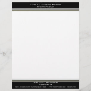 Papel Timbrado Cabeçalho de aço inoxidável