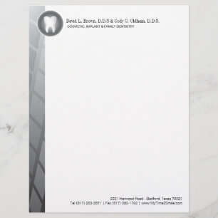 Papel Timbrado Cabeçalho de Dental Empresa