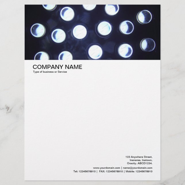 Papel Timbrado Cabeçalho de Imagem Grande - Luz LED (Frente)
