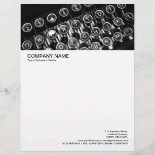 Papel Timbrado Cabeçalho de Imagem Grande - Máquina de Digitaliza