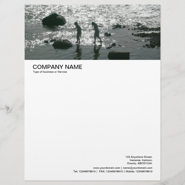 Papel Timbrado Cabeçalho de Imagem Grande - Pedras de Passagem (Frente)