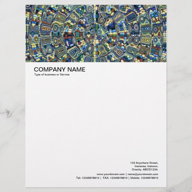 Papel Timbrado Cabeçalho de Imagem Grande - Sobreposições (Frente)