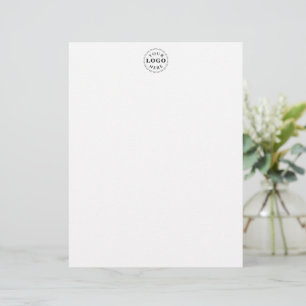 Papel Timbrado Cabeçalho de Letra com Marca de Logotipo Personali