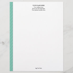 Papel Timbrado Cabeçalho "de mármore" verde