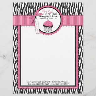 Papel Timbrado Cabeçalho do chique do boutique