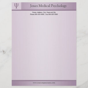 Papel Timbrado Cabeçalho do psicólogo