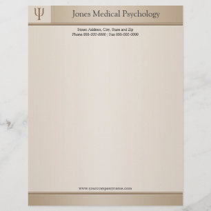 Papel Timbrado Cabeçalho do psicólogo