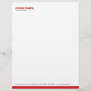 Papel Timbrado Cabeçalho dos carmesins do painel da linha de bas