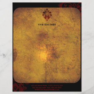 Papel Timbrado Cabeçalho moderno de gama alta do negócio