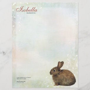 Papel Timbrado Cabeçalho pessoal do Pastel do arco-íris & do