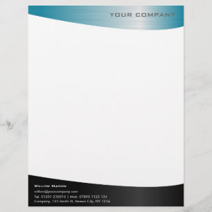Papel Timbrado Cabeçalho profissional de aço inoxidável do Aqu