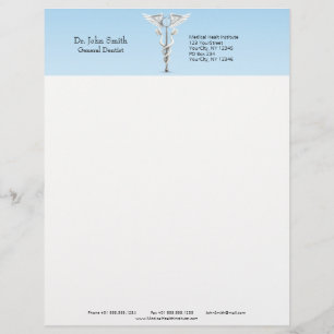 Papel Timbrado Caduco Médico de Espelho Dental Branco