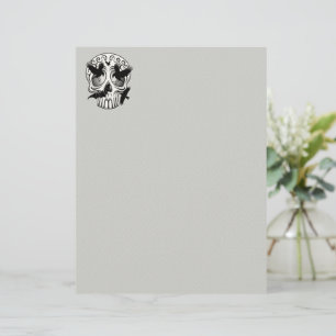 Papel Timbrado Calaveras Decorativas do Halloween