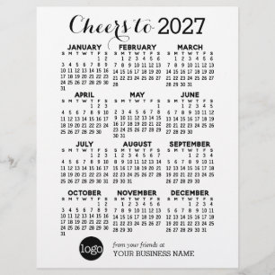 Papel Timbrado Calendário Branco - Feriado