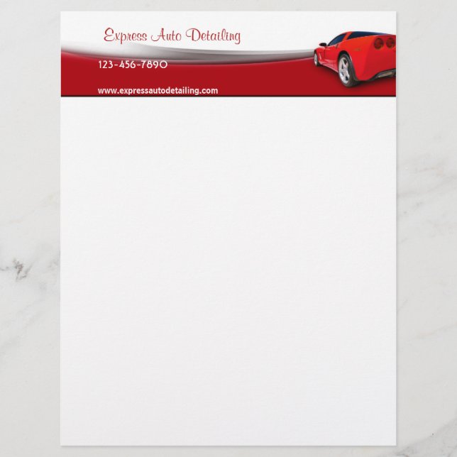 Papel Timbrado Carro Dealer (Frente)