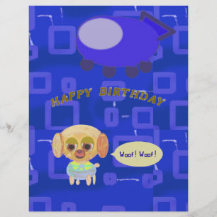 Papel Timbrado Carta de Aniversário