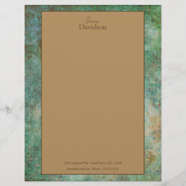 Papel Timbrado Carta Letterhead Moderna Granite