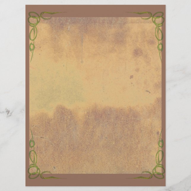 Papel Timbrado Carta Steampunk (Frente)