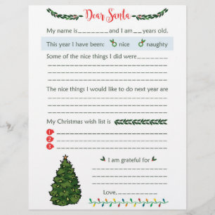 Papel Timbrado Cartas de Crianças para o Papai Noel