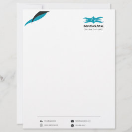PAPEL TIMBRADO CARTEIRA DE NEGÓCIOS MINIMALISTA